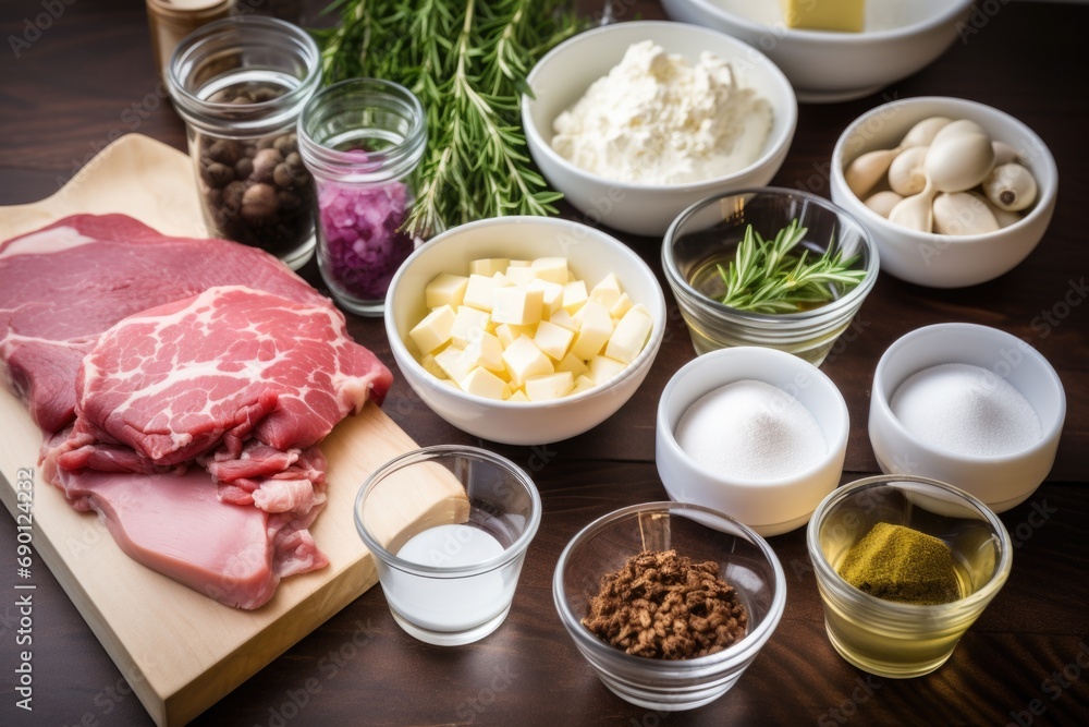 an array of ingredients ready to design gyro an array of ingredients ready to design gyro