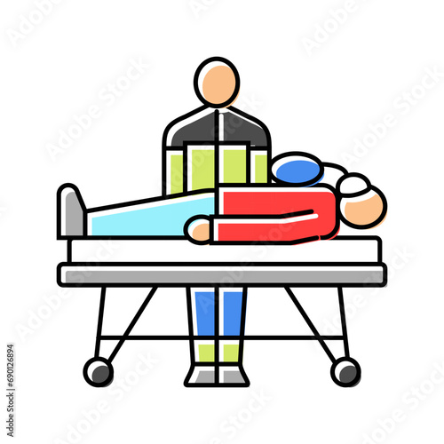 resuscitation efforts color icon vector. resuscitation efforts sign. isolated symbol illustration