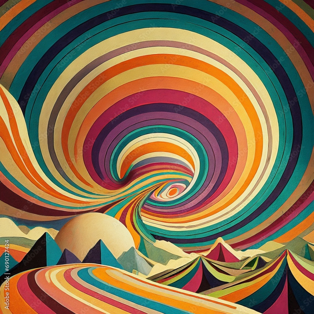 Imagem psicodélica, fundo, anos 70, hippie Imagem psicodélica, fundo, anos 70, hippie