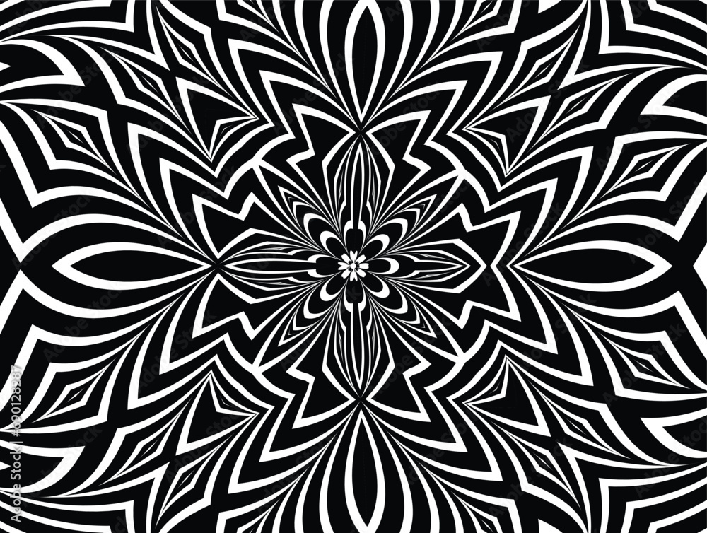 Wave design black and white. Digital image with a psychedelic stripes. Argent base for website, print, basis for banners, wallpapers, business cards, brochure, banner. Line art optical Wave design black and white. Digital image with a psychedelic stripes. Argent base for website, print, basis for banners, wallpapers, business cards, brochure, banner. Line art optical