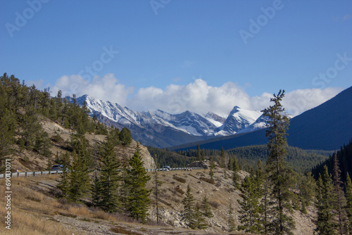Rocky Mountains on a beautiful sunny day