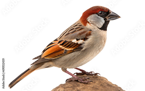 Chirpy Sparrow On Transparent PNG ©  Creative_studio