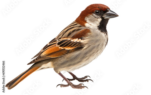 Sparrow Elegance On Transparent PNG