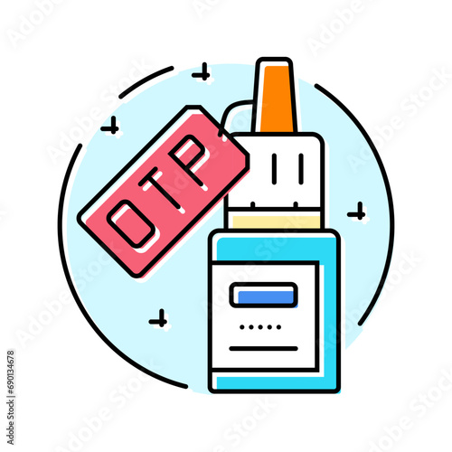 over the counter meds pharmacist color icon vector. over the counter meds pharmacist sign. isolated symbol illustration