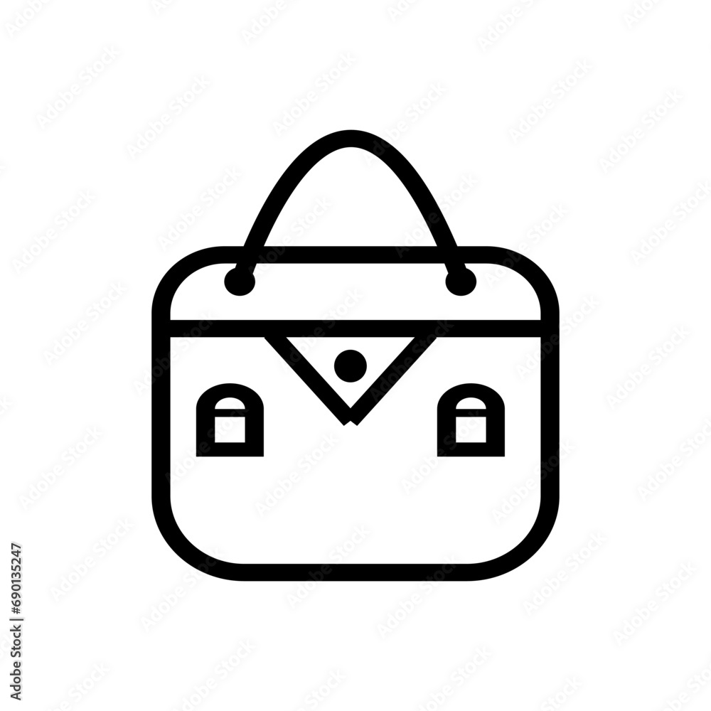 bag vector icon, symbol illustration bag vector icon, symbol illustration