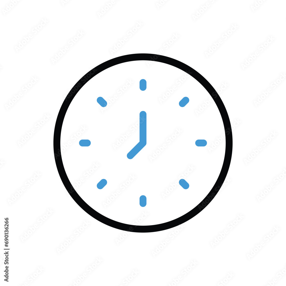 Clock Face Icon vector stock illustration Clock Face Icon vector stock illustration
