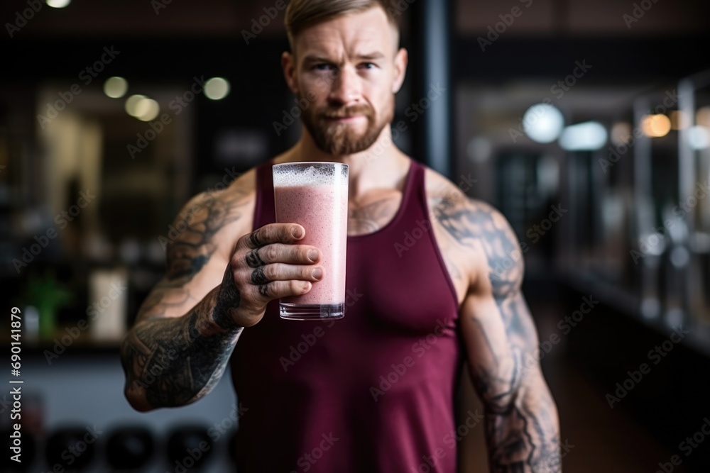 fitness trainer recommending a spinach and berry smoothie fitness trainer recommending a spinach and berry smoothie