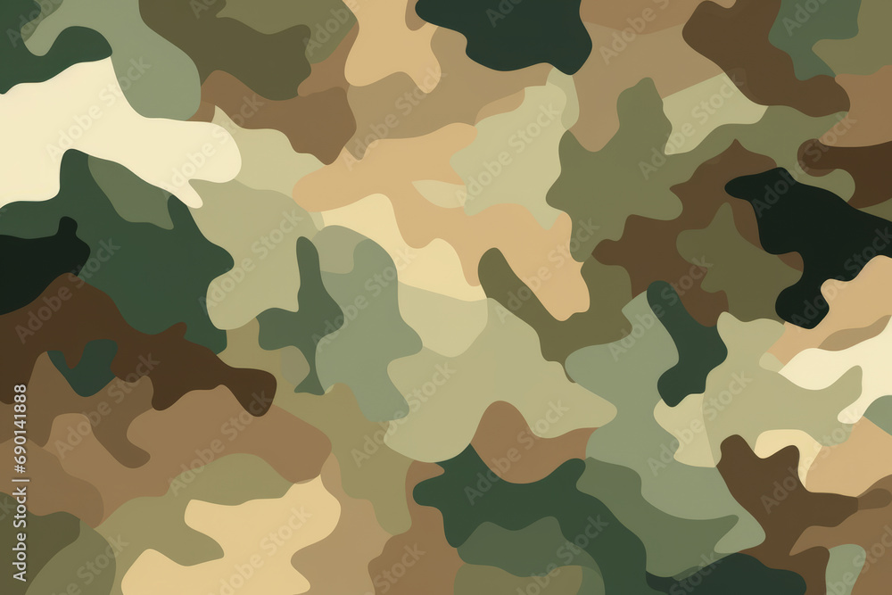 Military camouflage background in khaki greens Military camouflage background in khaki greens