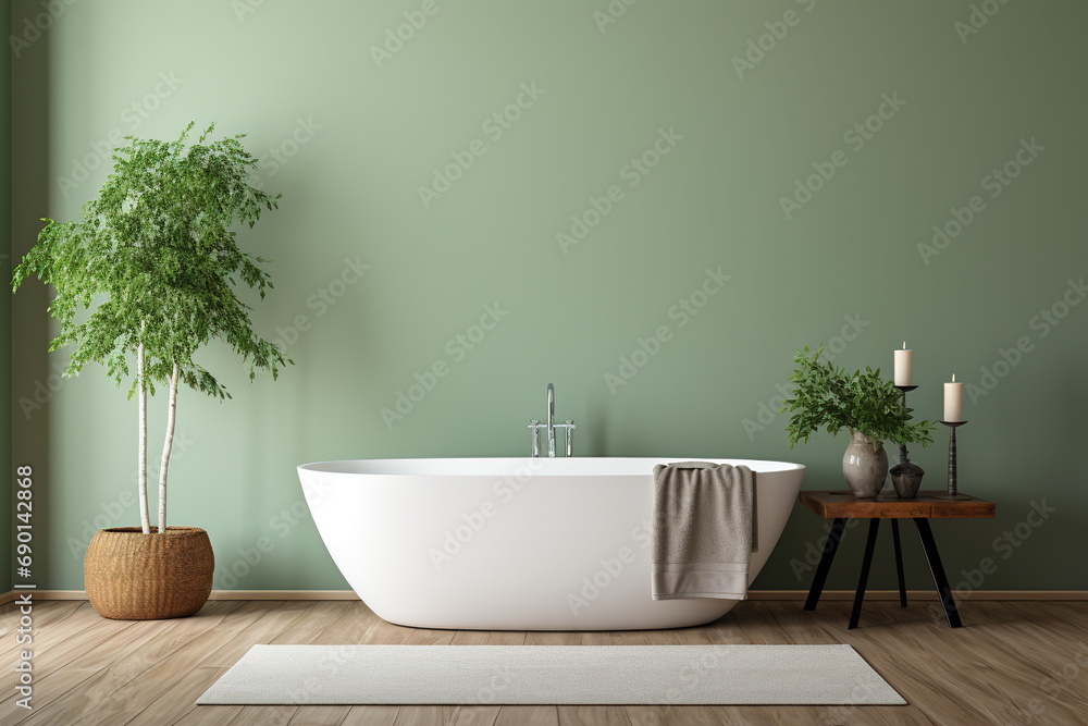 Fototapeta premium modern bathroom interior