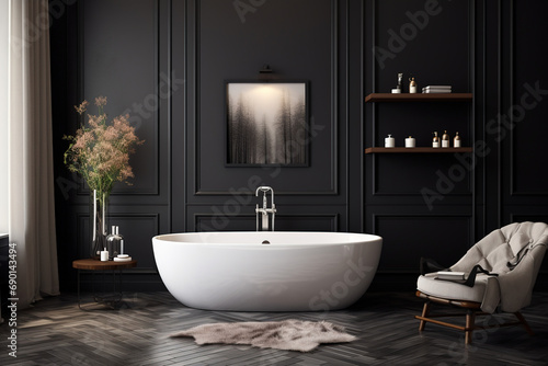 interior with bathtub