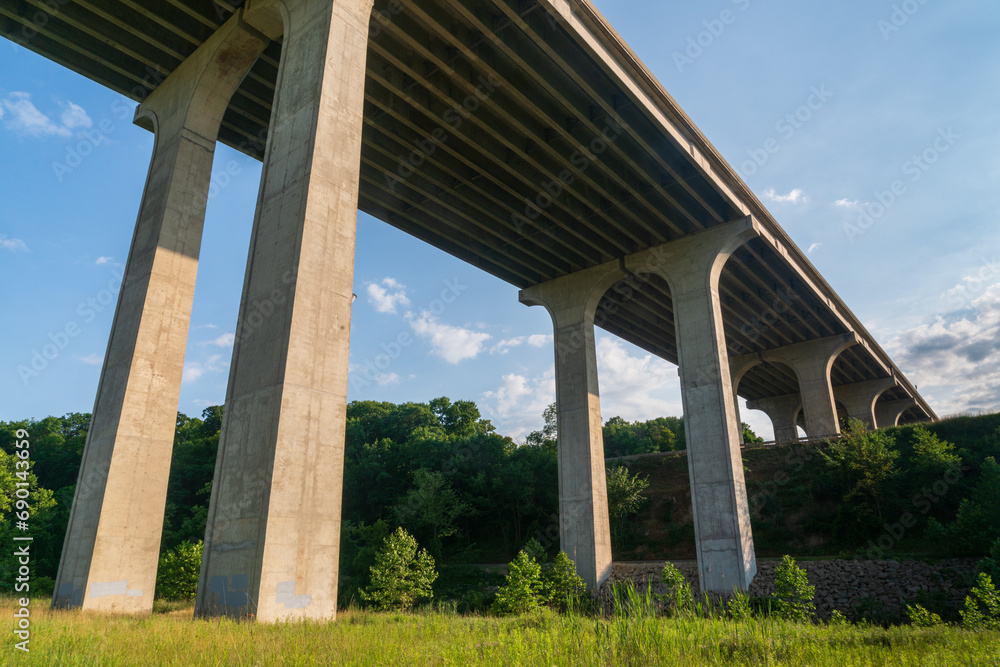 The I-80 Bridge at Cuyahoga Valley National Park in Ohio