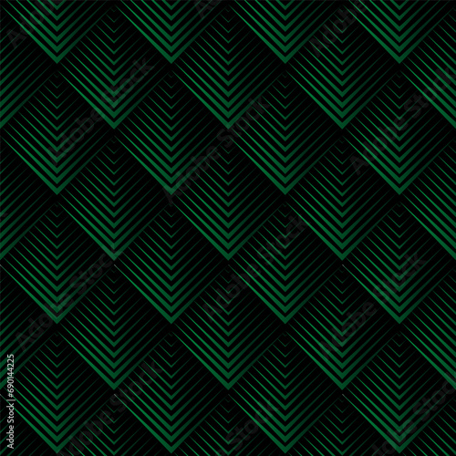 Fish scale square background pattern. Rhombus shaped scales. Illusion effect. Geometric tiles in art. Cover background. Wall paper texture. Wrapping paper. Fabric pattern.