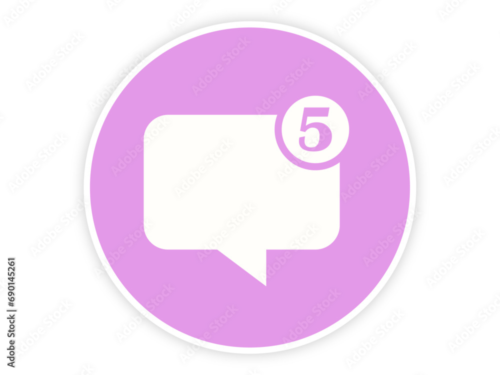 new message received notification ui flat icon design on a white background new message received notification ui flat icon design on a white background