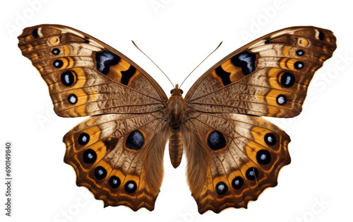 Purity in Butterfly On Transparent Background