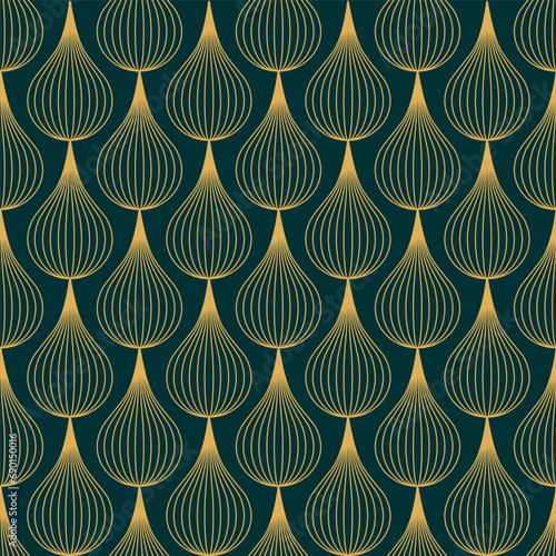 Simple pattern, onion line concept. Water drops. Fabric pattern. Paper background. Decorative pattern for room wall paper
