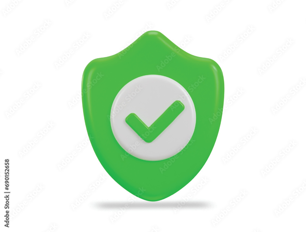 security verified icon 3d rendering vector illustration security verified icon 3d rendering vector illustration