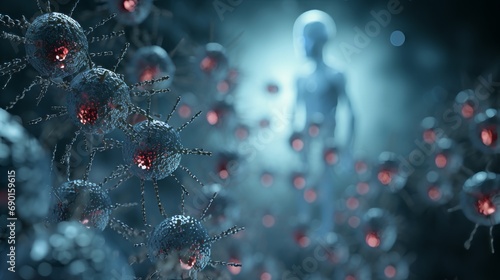 Nanobot Swarm for Disease Treatment photo