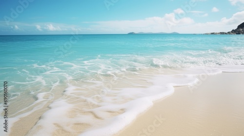 Tranquil Beach with White Sand and Turquoise Water © Andreas