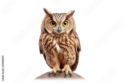 Owl Isolated on Transparent Background. Ai © MSS Studio