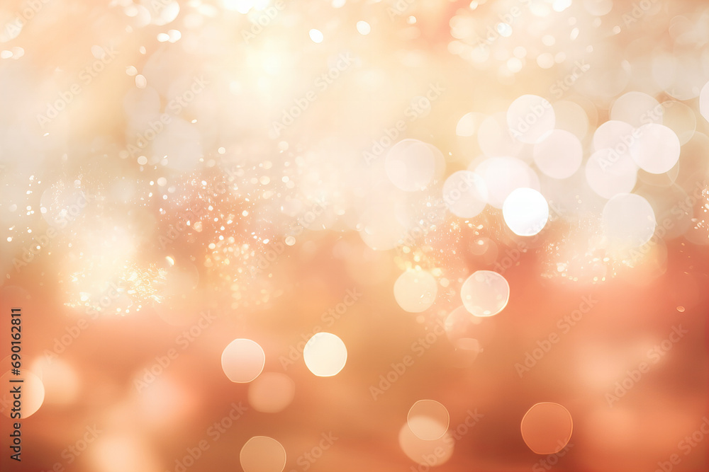 beautiful bokeh lights blurred background in color of the year 2024 peach fuzz beautiful bokeh lights blurred background in color of the year 2024 peach fuzz