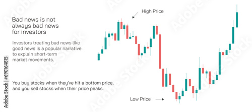 Stock market Investing and trading strategies infographics vector illustration. From beginner to expert level information.