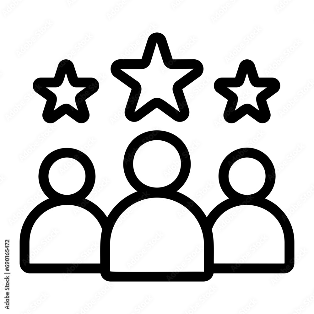 consumer line icon consumer line icon