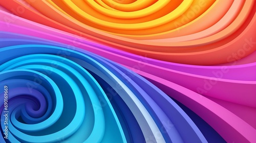  Colorful swirl pattern useful as background
