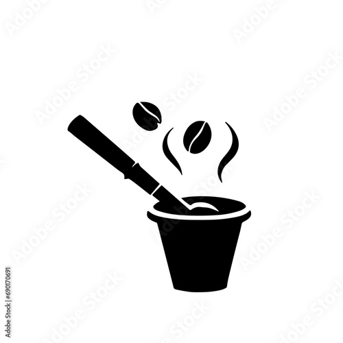 coffee cup,coffee bean vector