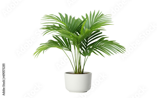 Indoor Palm Plant Beauty On Transparent Background