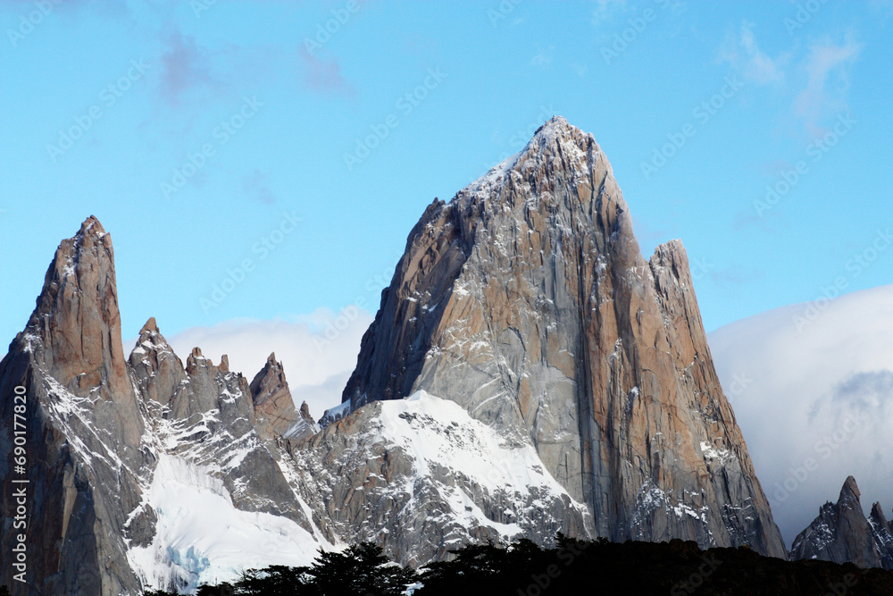 beautiful nature and beautiful mountain