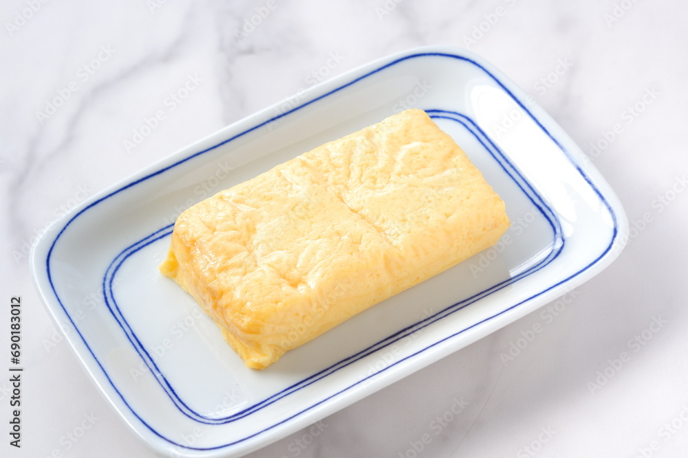 ふわふわの食感の厚焼き玉子
