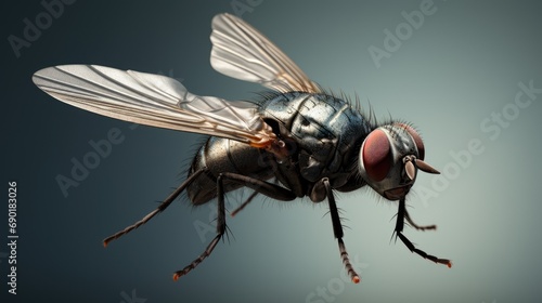Housefly high resolution HD large format not blurry (AI Generator)