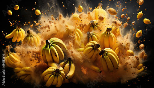 Recreation of a bananas explosion