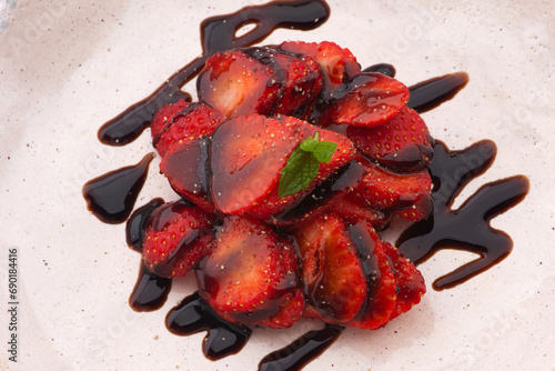 Strawberry with ceto balsamico photo