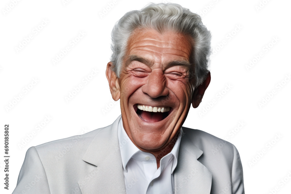 Senior Businessman Joyful Portrait Fashion Senior Businessman Joyful Portrait Fashion