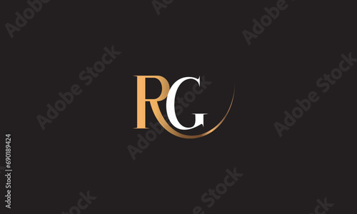 RG, GR , R , G , Abstract Letters Logo Monogram 