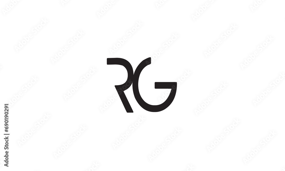 RG, GR , R , G , Abstract Letters Logo Monogram RG, GR , R , G , Abstract Letters Logo Monogram