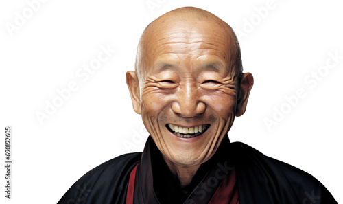 Joyful Senior Asian Businessman Portrait