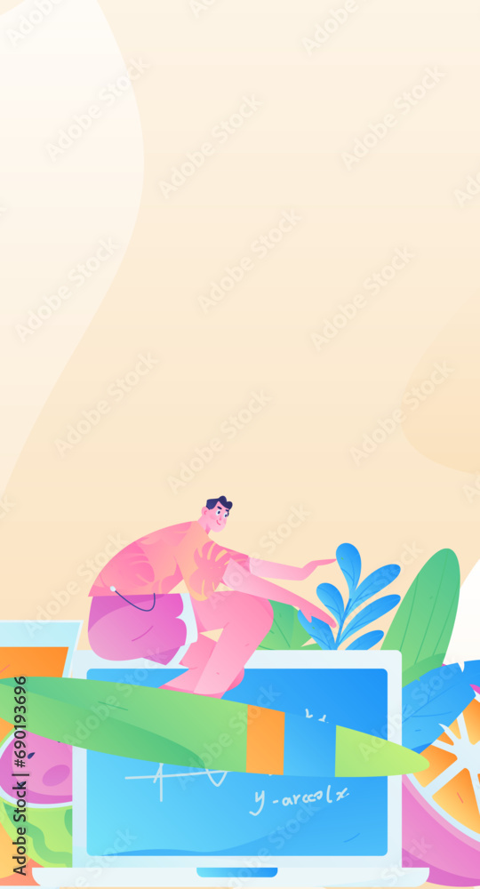 24 Solar Terms, Great Heat Character Flat Vector Concept Operation Hand Drawn Illustration
24 Solar Terms, Great Heat Character Flat Vector Concept Operation Hand Drawn Illustration