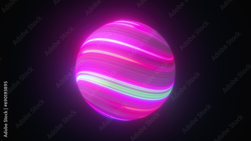 Abstract gradient sphere. Computer generated 3d render Abstract gradient sphere. Computer generated 3d render