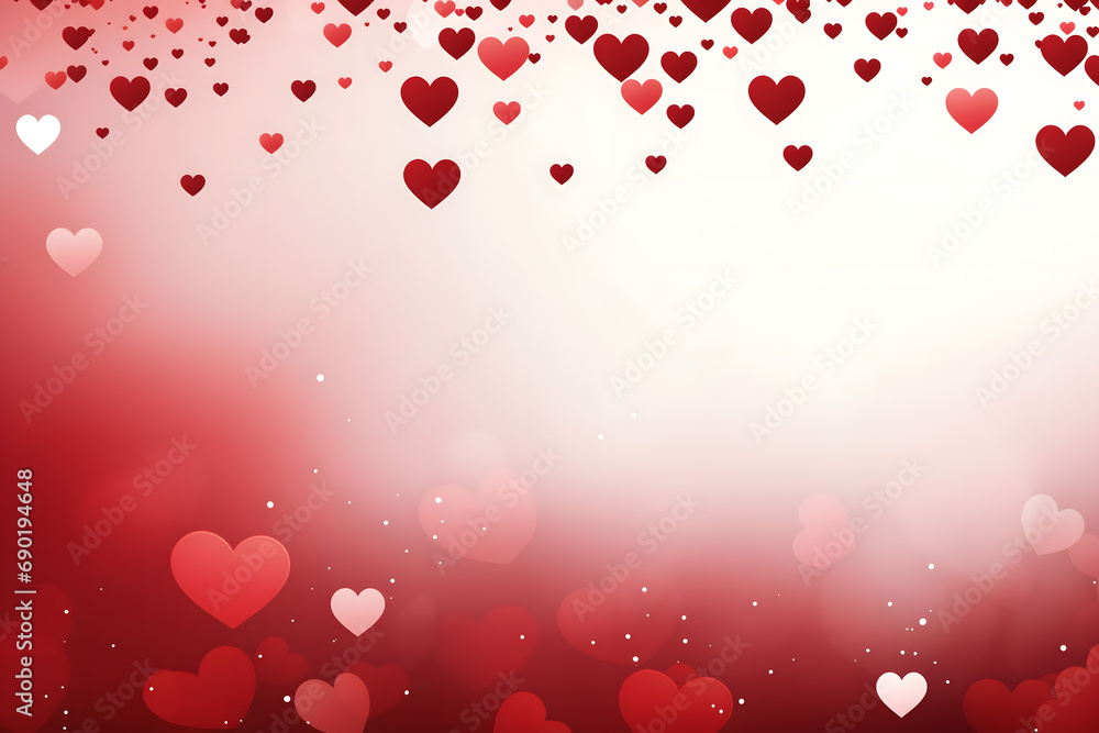 valentines day background, social media background for vday, full of romance cards with love, red rose and candles	