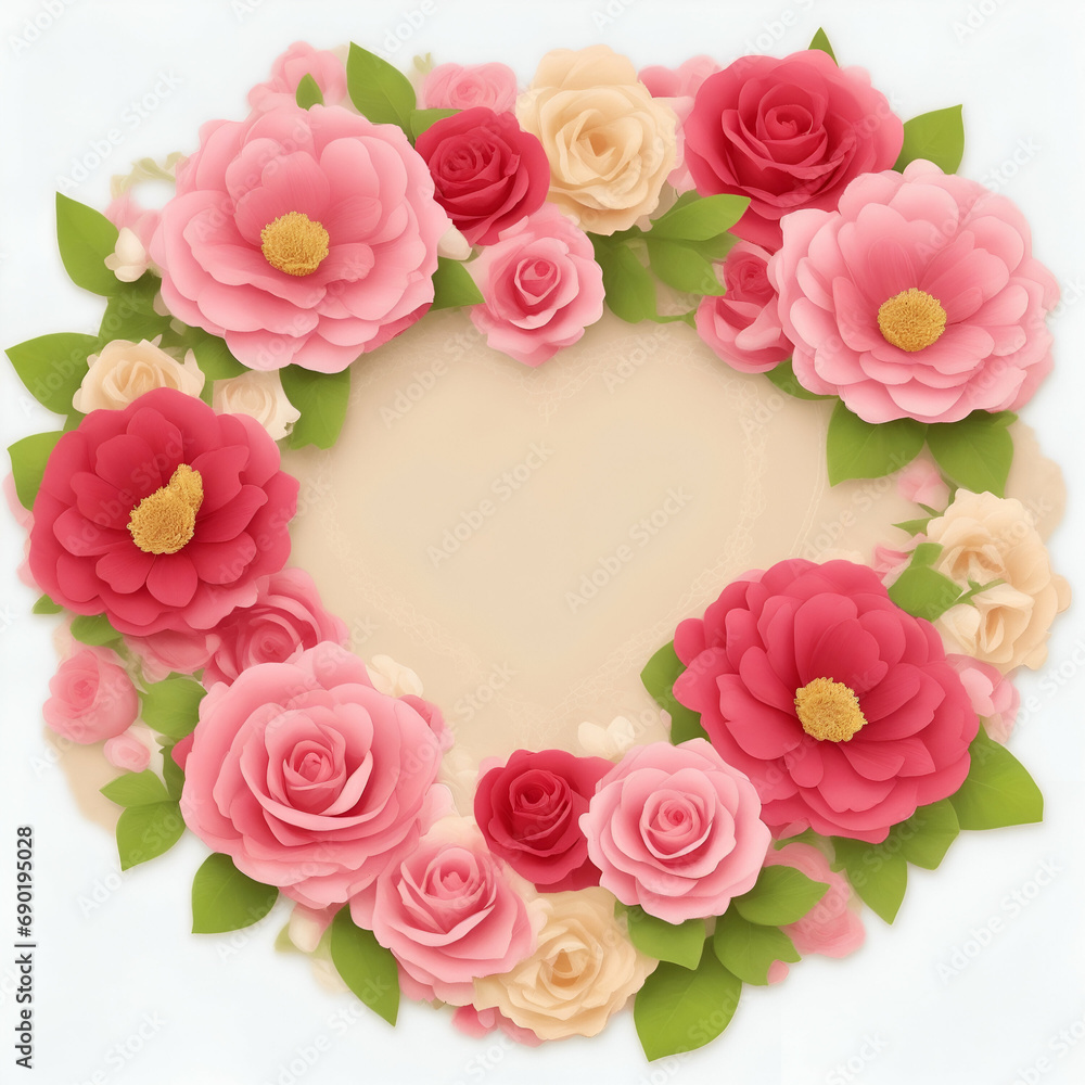 Valentine bouquet of red roses,ai generative Valentine bouquet of red roses,ai generative