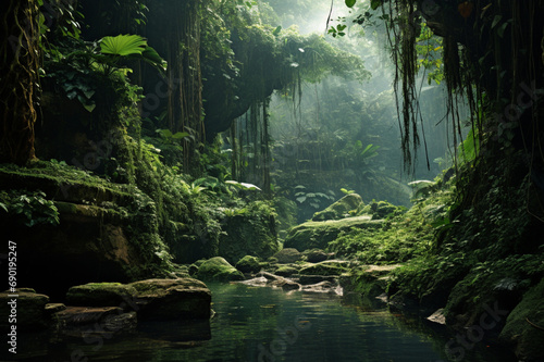 waterfall in the forest