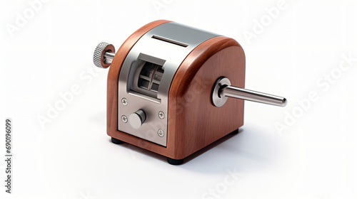 Pencil sharpener isolated on white background