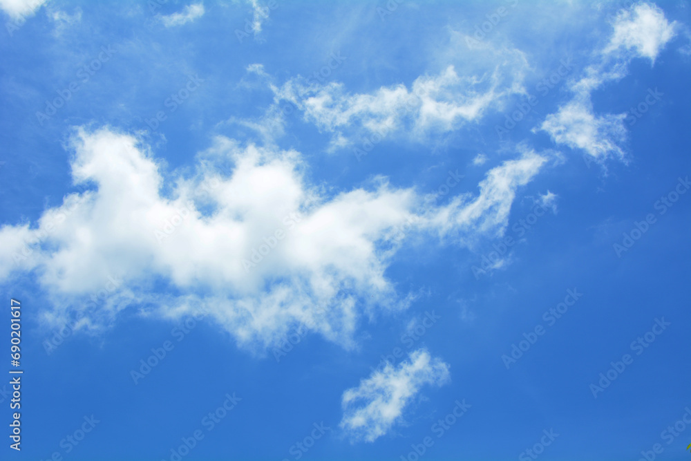 Blue sky background with clouds. Blue sky background with clouds.