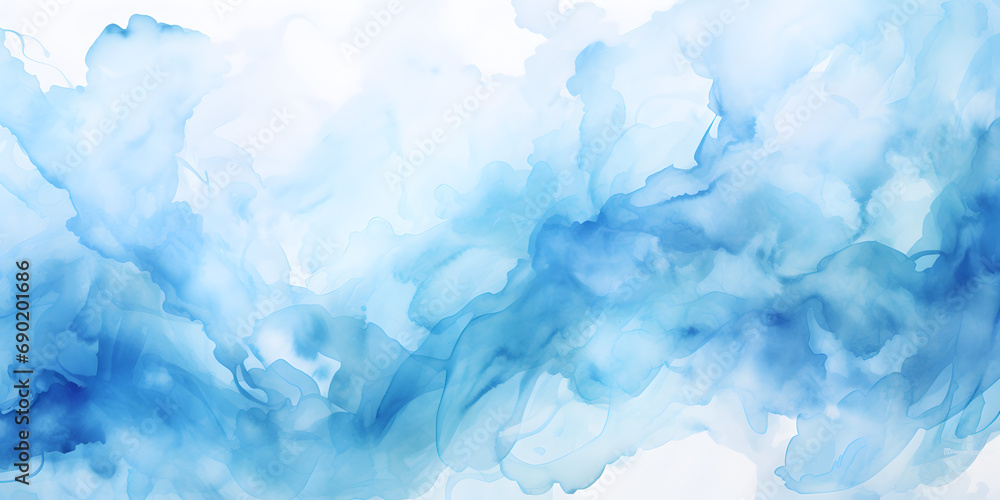 Fototapeta premium Aquarellhintergrund Blau