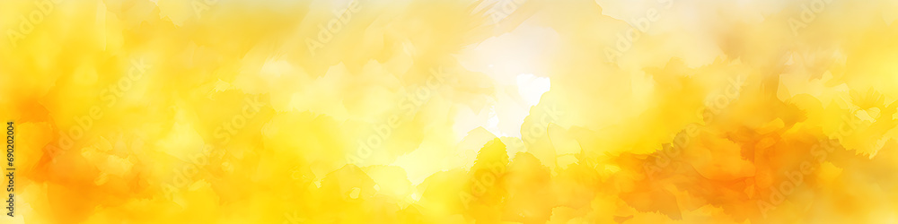 Fototapeta premium Aquarellhintergrund gelb
