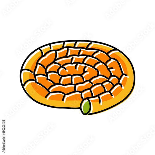 borek pastry turkish cuisine color icon vector. borek pastry turkish cuisine sign. isolated symbol illustration