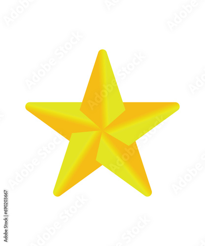 golden star icon  vector best flat icon.