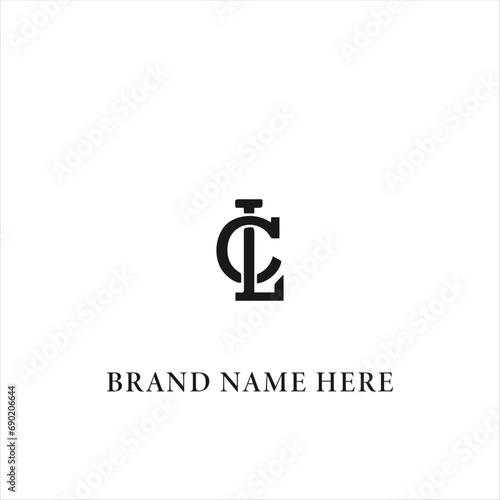 CL logo. C L design. White CL letter. CL, C L letter logo design. Initial letter CL linked circle uppercase monogram logo. C L letter logo vector design. 